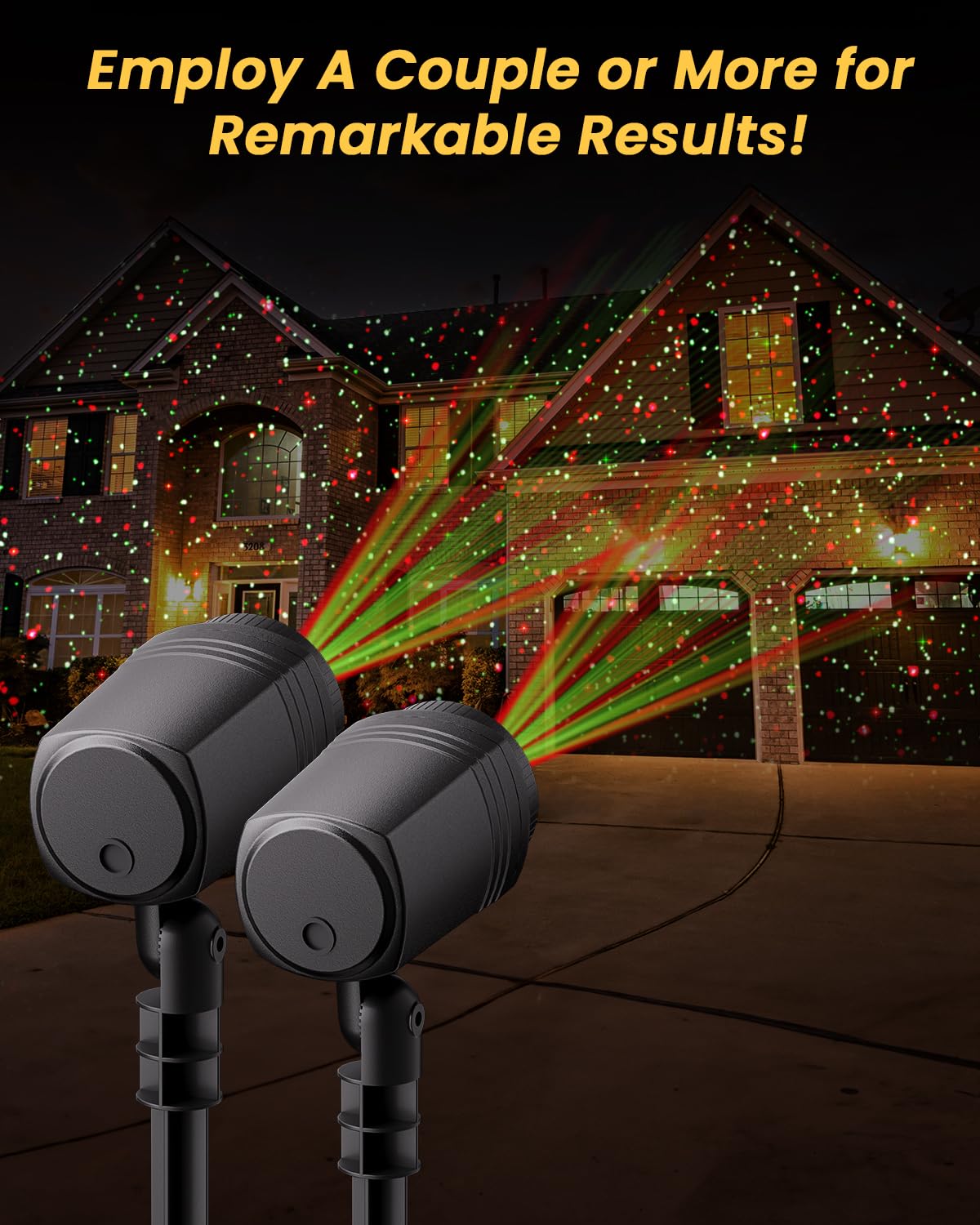 Amazon.com: Enjoyedled Christmas Projector Lights Outdoor with